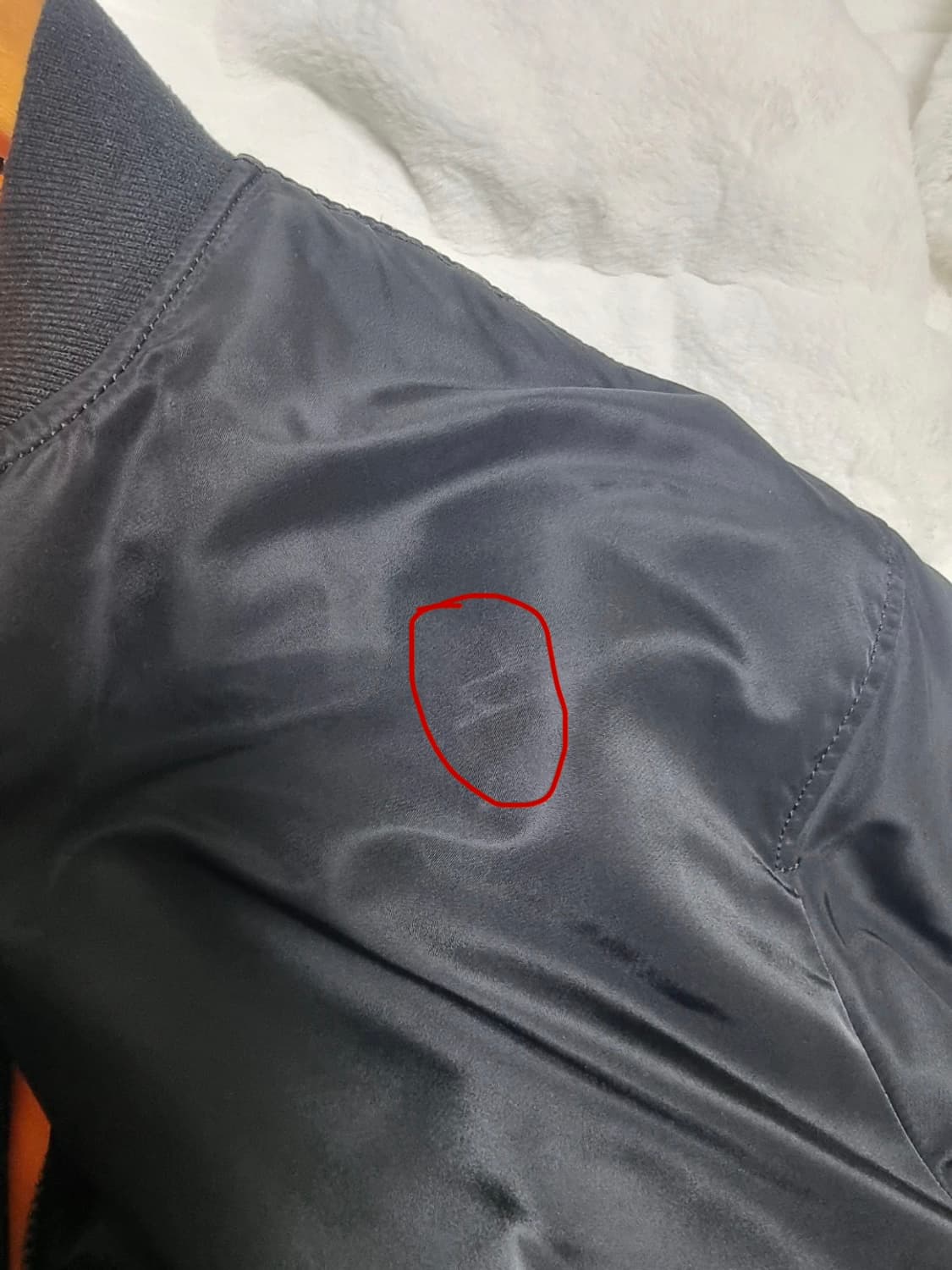 알파인더스트리 ma-1 블랙 xxl 상품이미지5