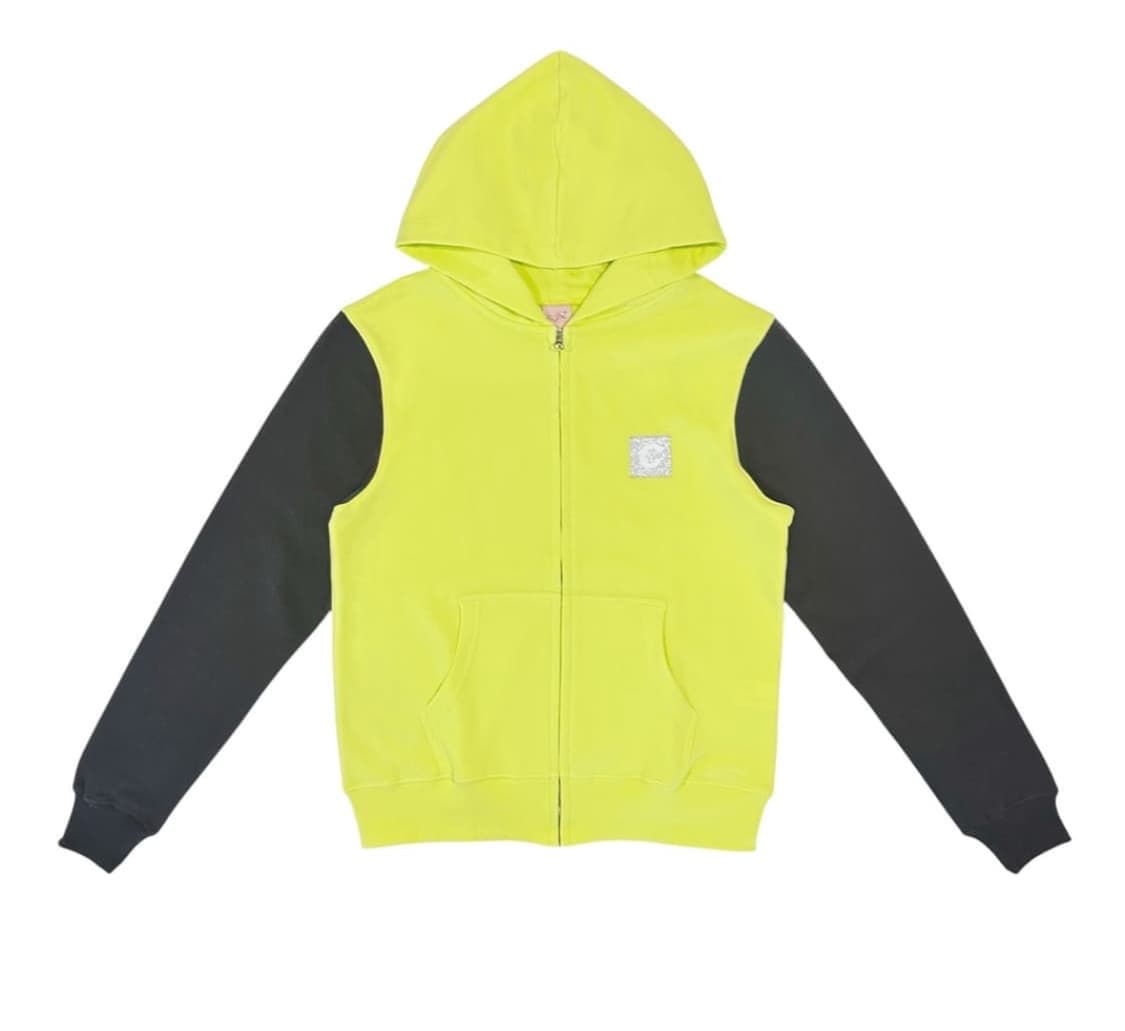 지초이 jx zip hoodie 후드집업 네온차콜 상품이미지2