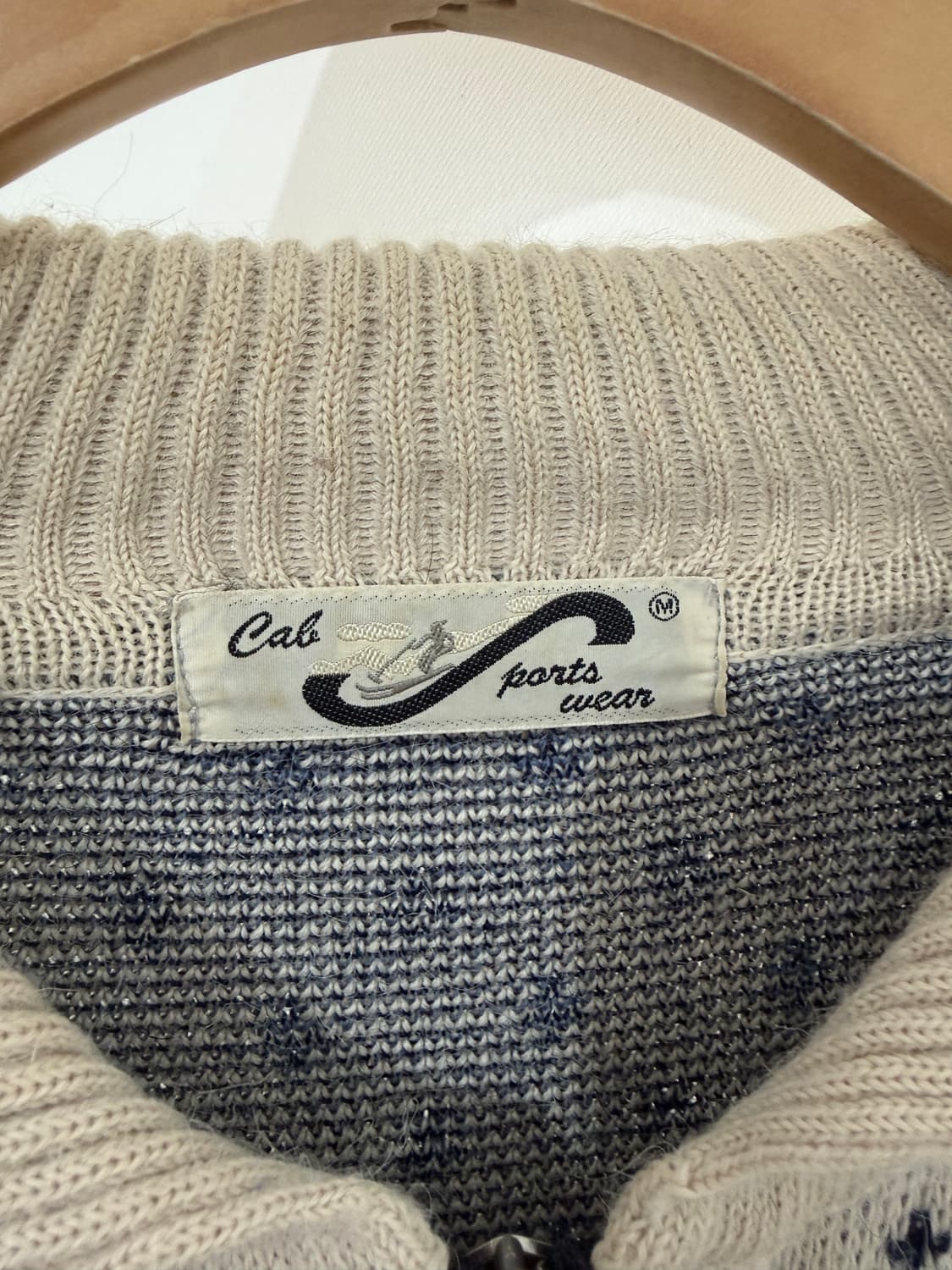 vintage knit zip up 상품이미지5