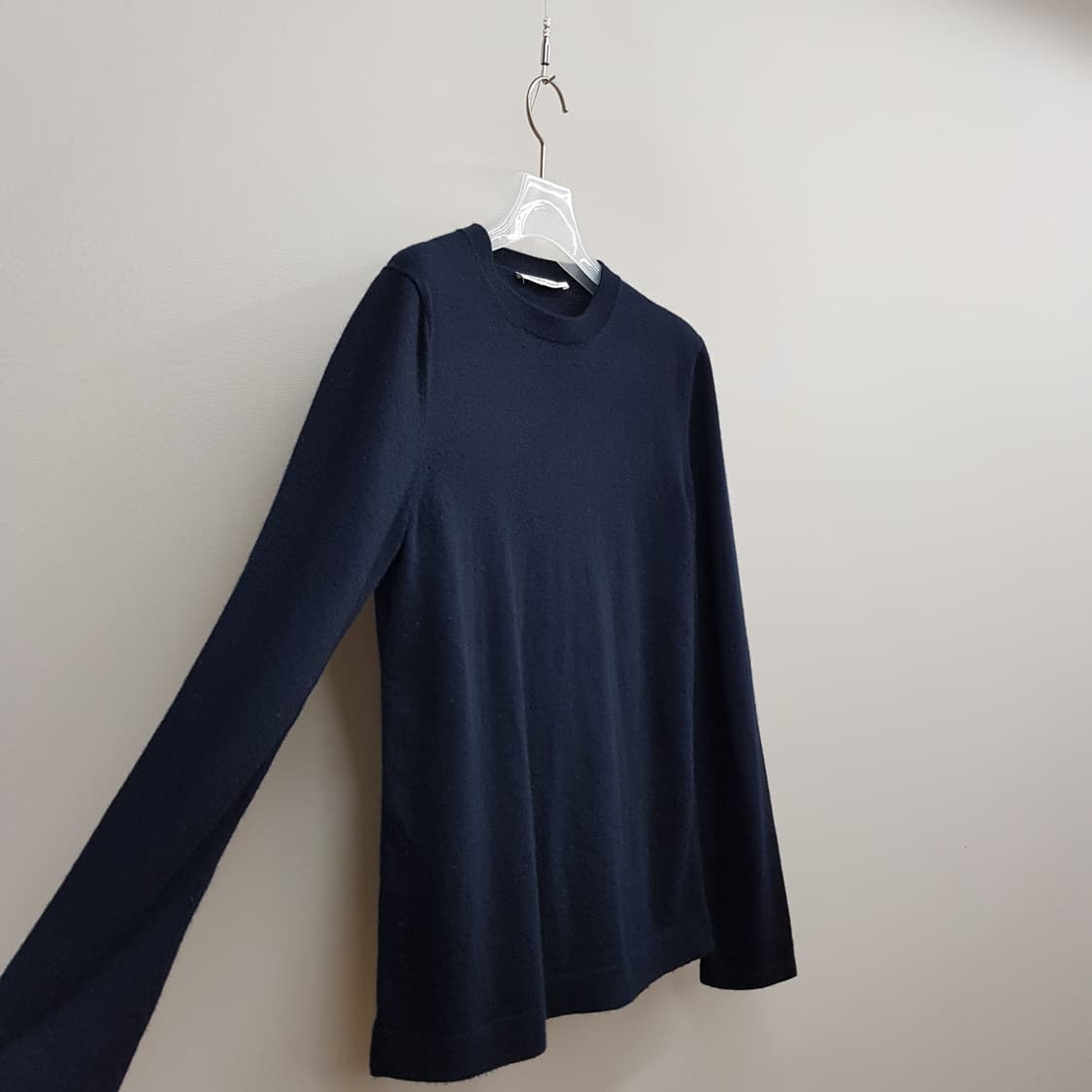 한섬 더캐시미어  캐시미어 100% 라운드 니트 F사이즈 상품이미지3