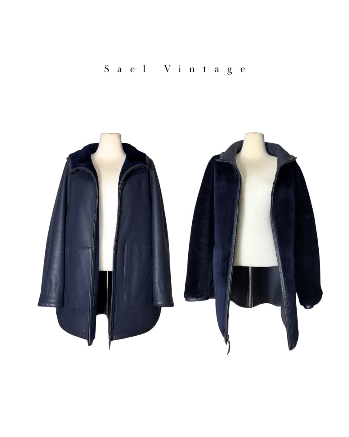 닥스 17FW 리버시블 천연 양가죽 무스탕 자켓 상품이미지3