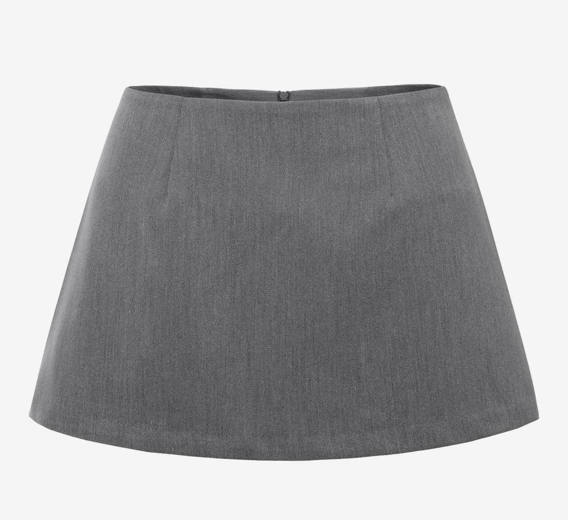 새상품 카키포인트 미니 스커트 그레이 S사이즈 상품이미지1