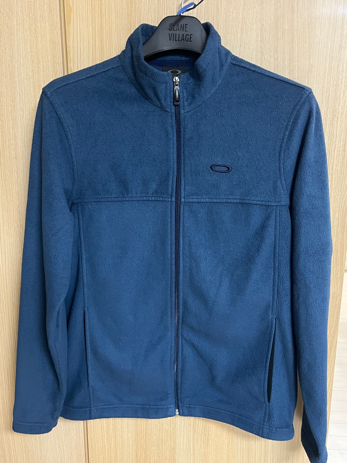 오클리 90s/y2k 네이비블루 플리스 집업 상품이미지2