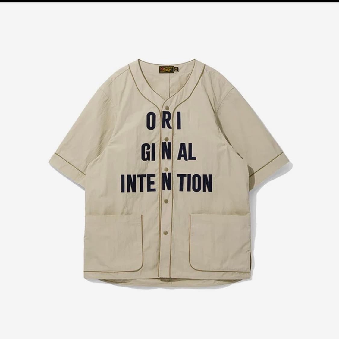 오가프 베이스볼 셔츠 베이지 2 사이즈 105~110 상품이미지1