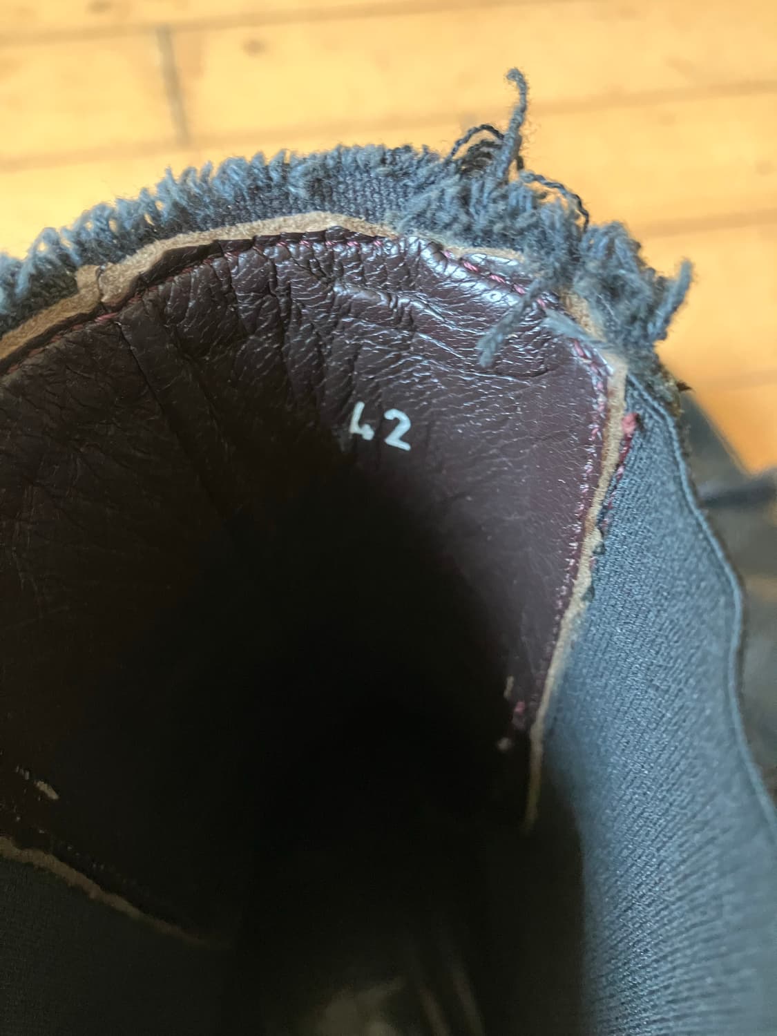 D&G 90s 돌체앤가바나 그런지 데미지 디테일 롱 부츠42 상품이미지6