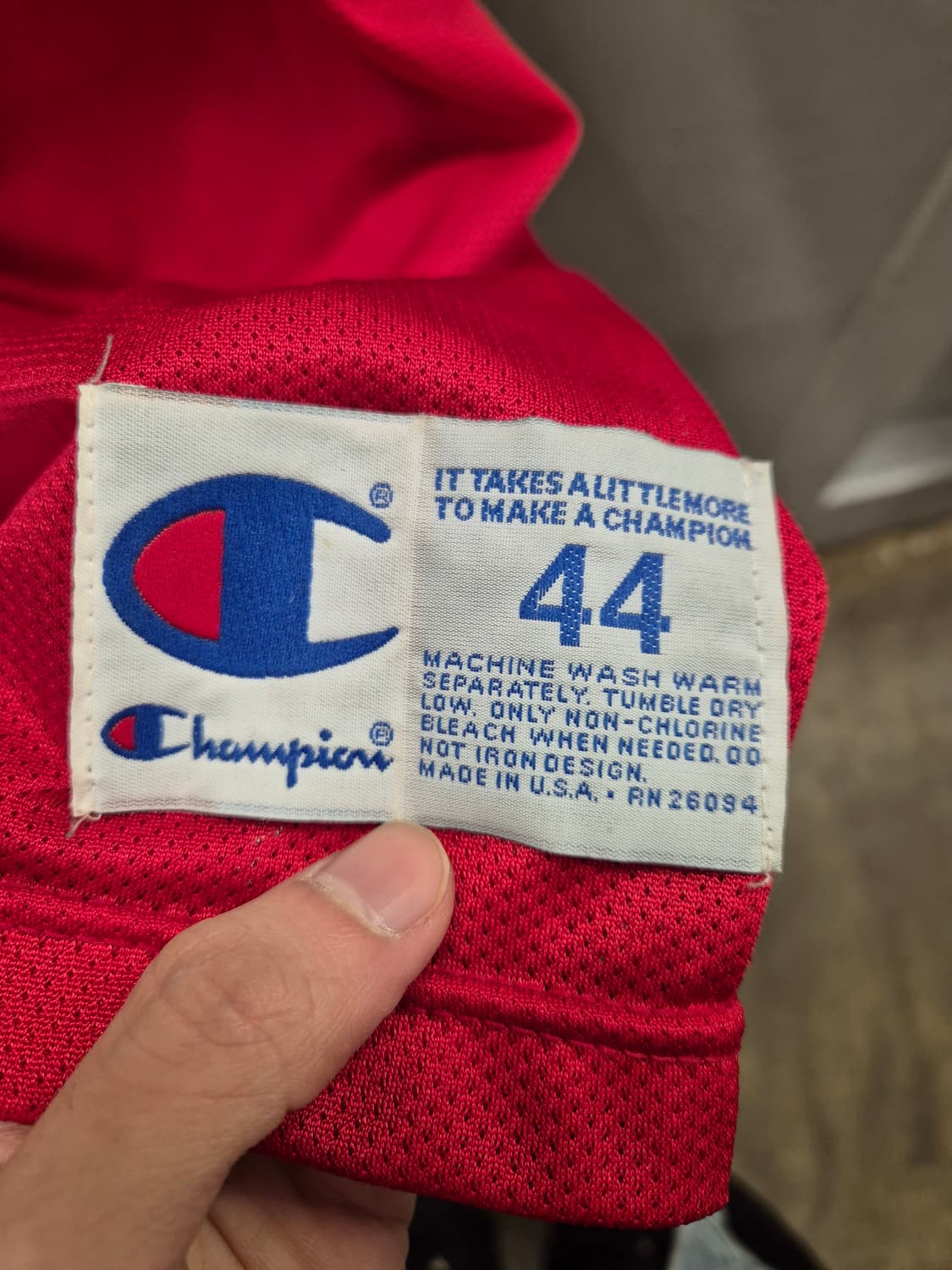 챔피온 마이클 조던 불스 져지 44사이즈 상품이미지6