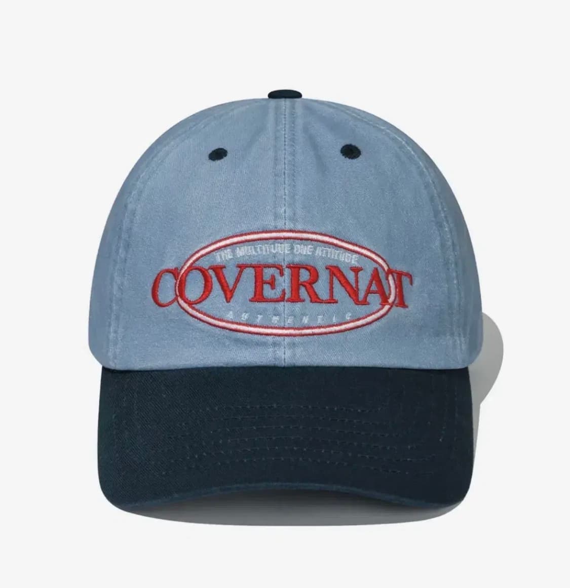 커버낫 빈티지 로고 볼캡 블루 상품이미지2