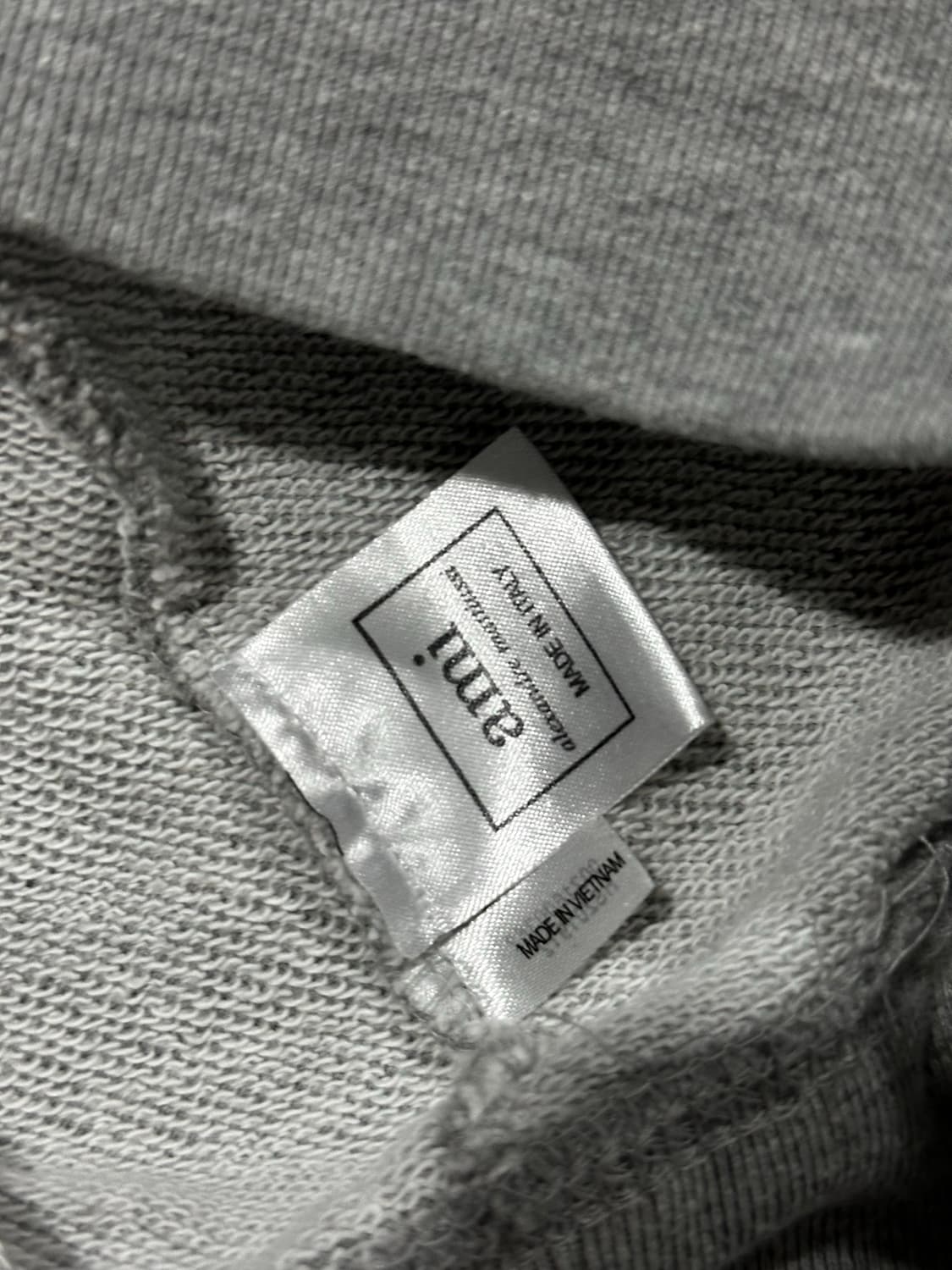 아미 하트로고 그레이 후드티 상품이미지3