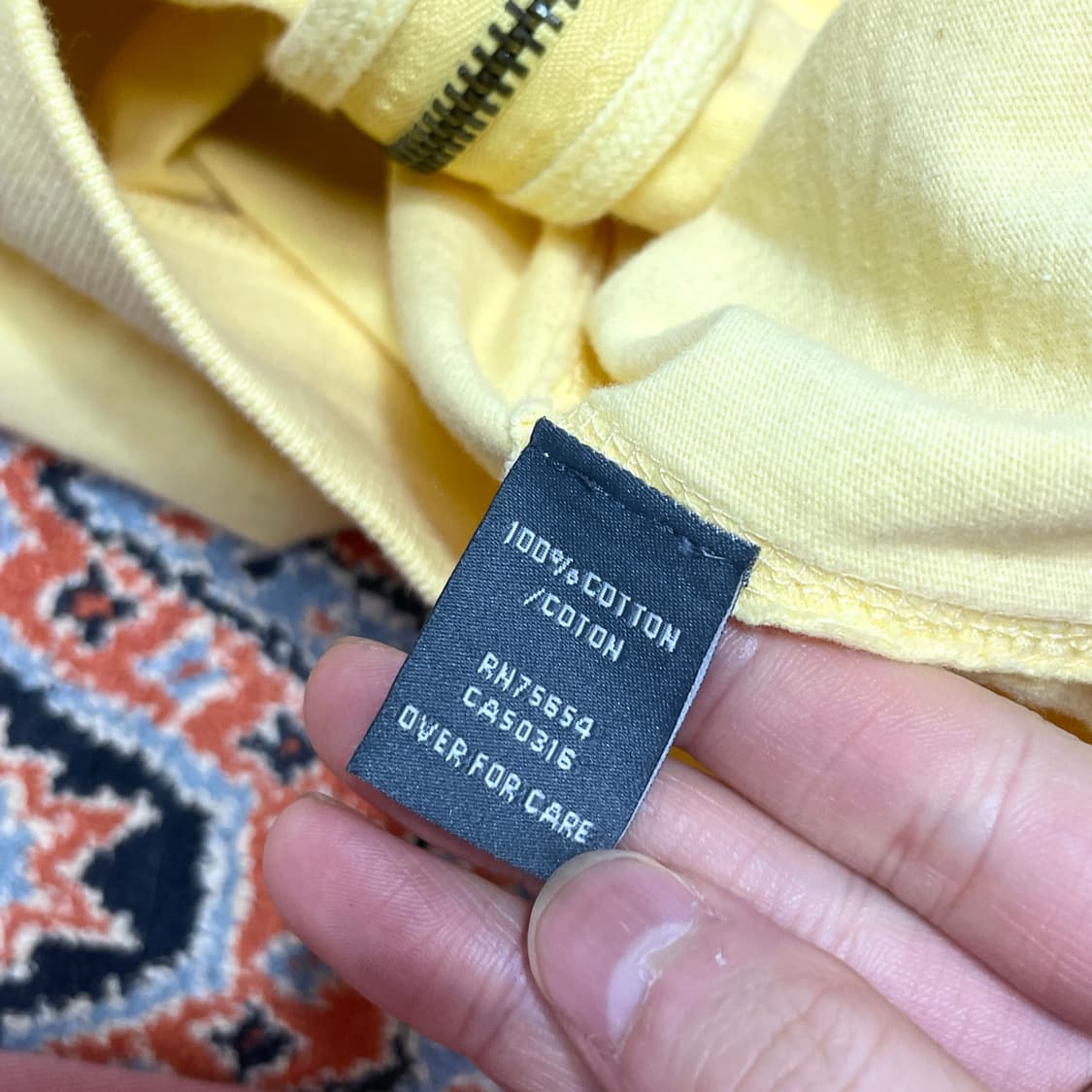 아베크롬비 옐로우 후드집업 여성M 상품이미지7