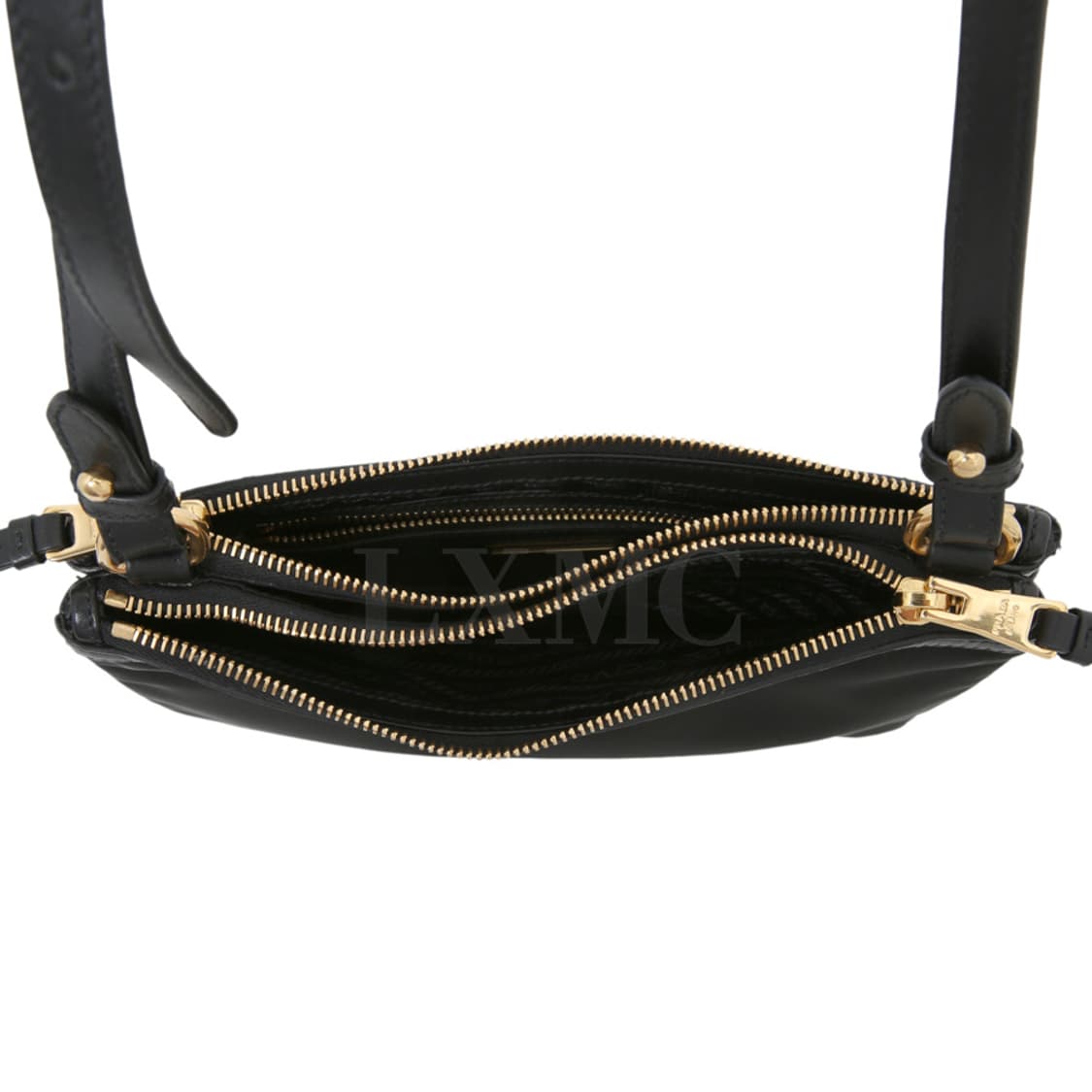 프라다 리나일론 더블지퍼 크로스백 블랙 미니백 1BH046 상품이미지10