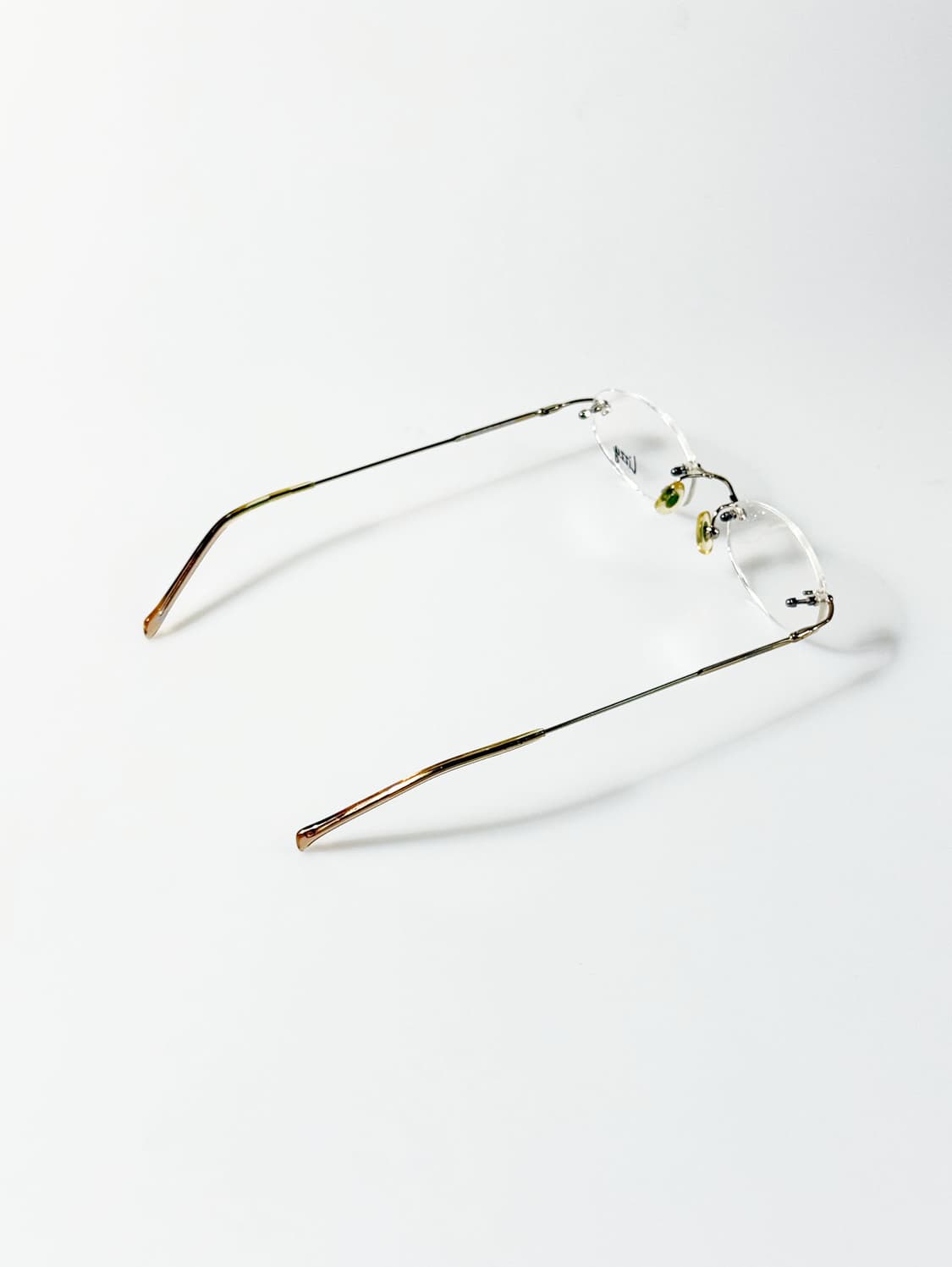 90s LIZZY 무테 오벌 프레임 빈티지 안경 상품이미지4