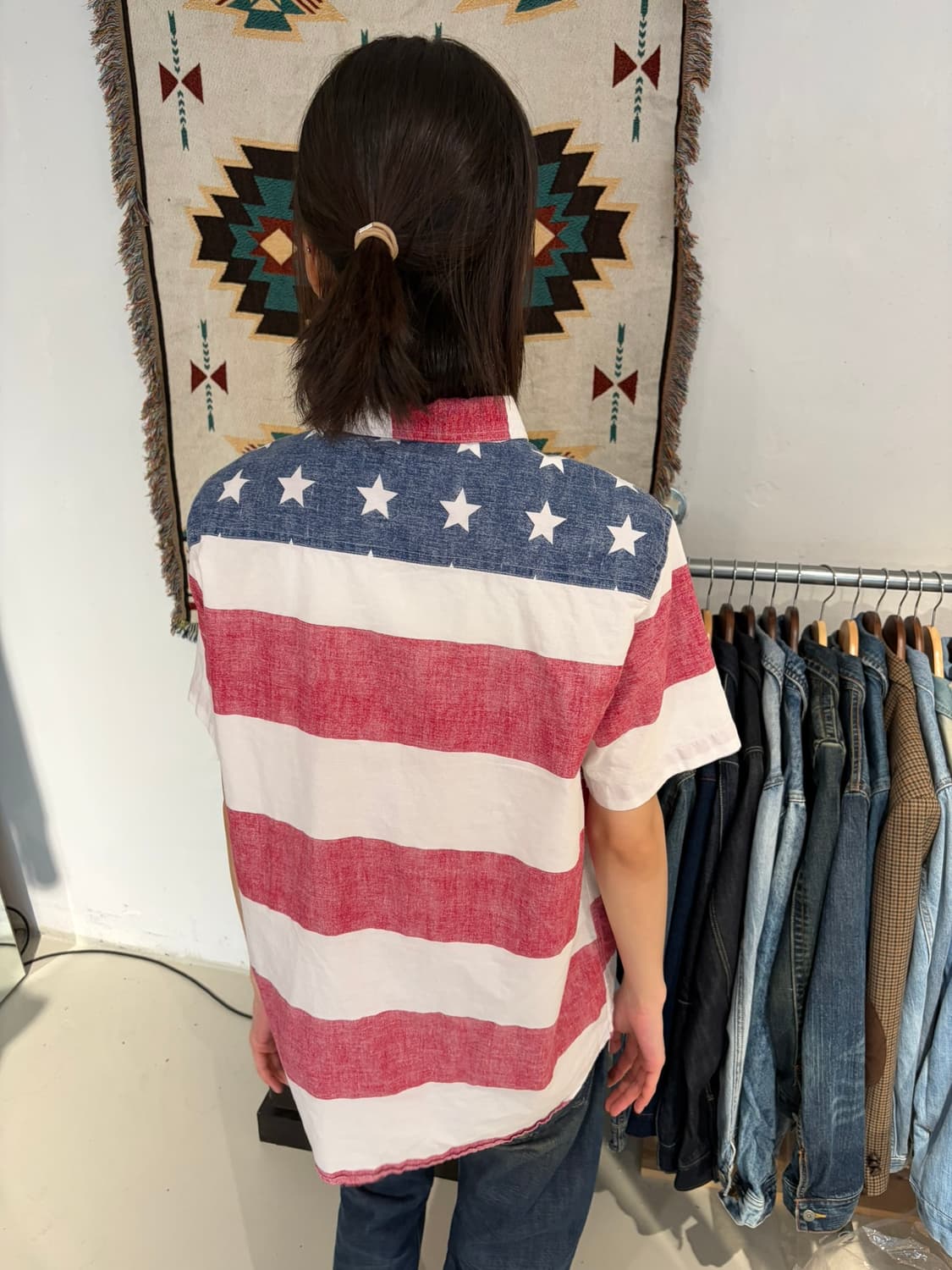 American Flag 반팔 남방 상품이미지2