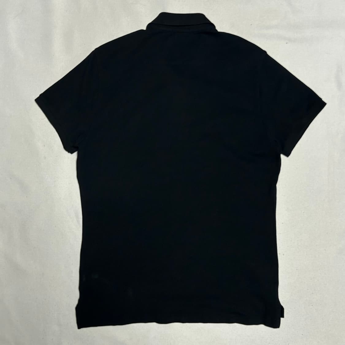 L 폴로랄프로렌 여성용 블랙 카라 반팔 티셔츠 상품이미지3