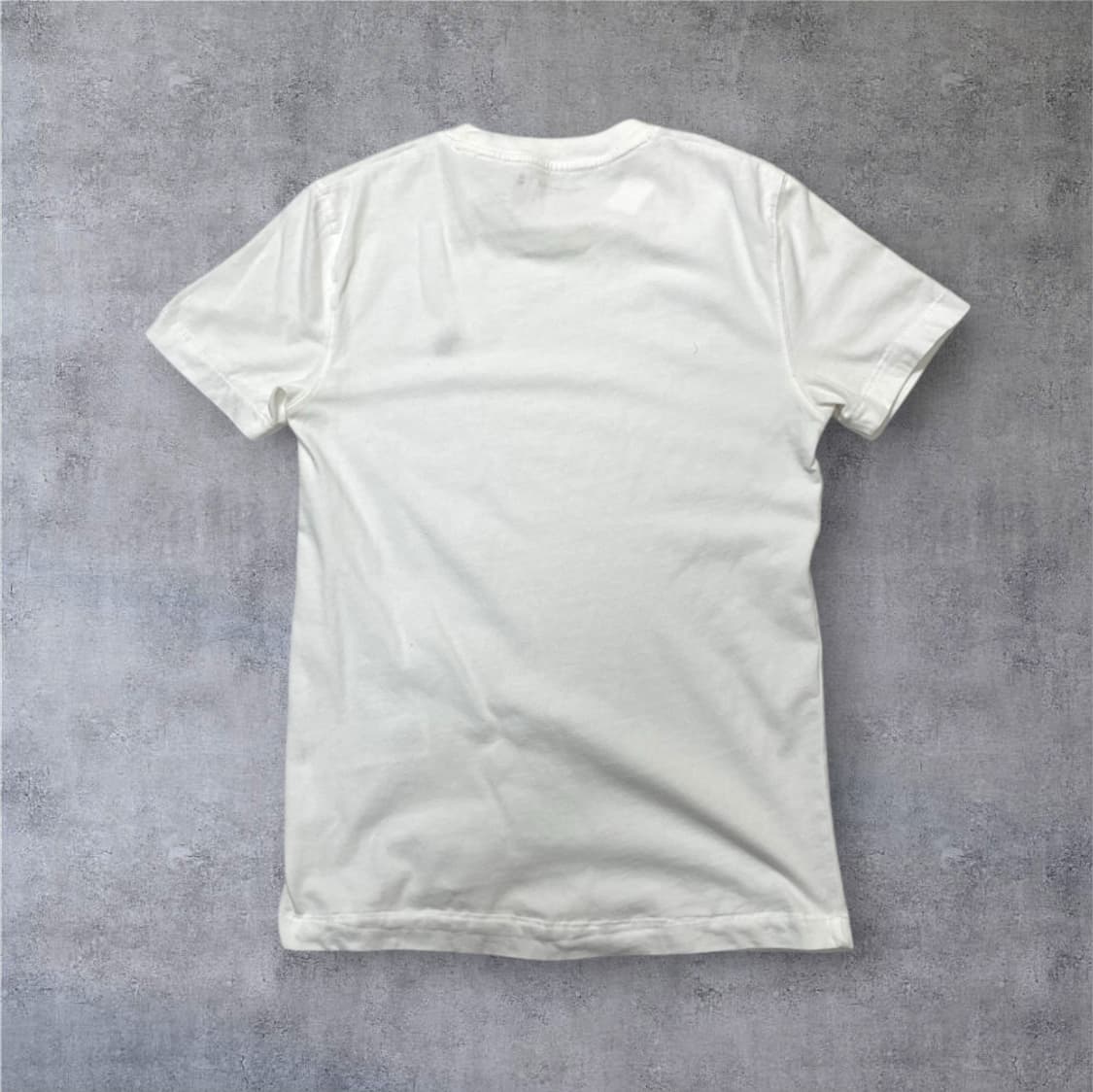 아베크롬비 화이트 시그니처 무스 로고 반팔 티셔츠 XS 상품이미지5