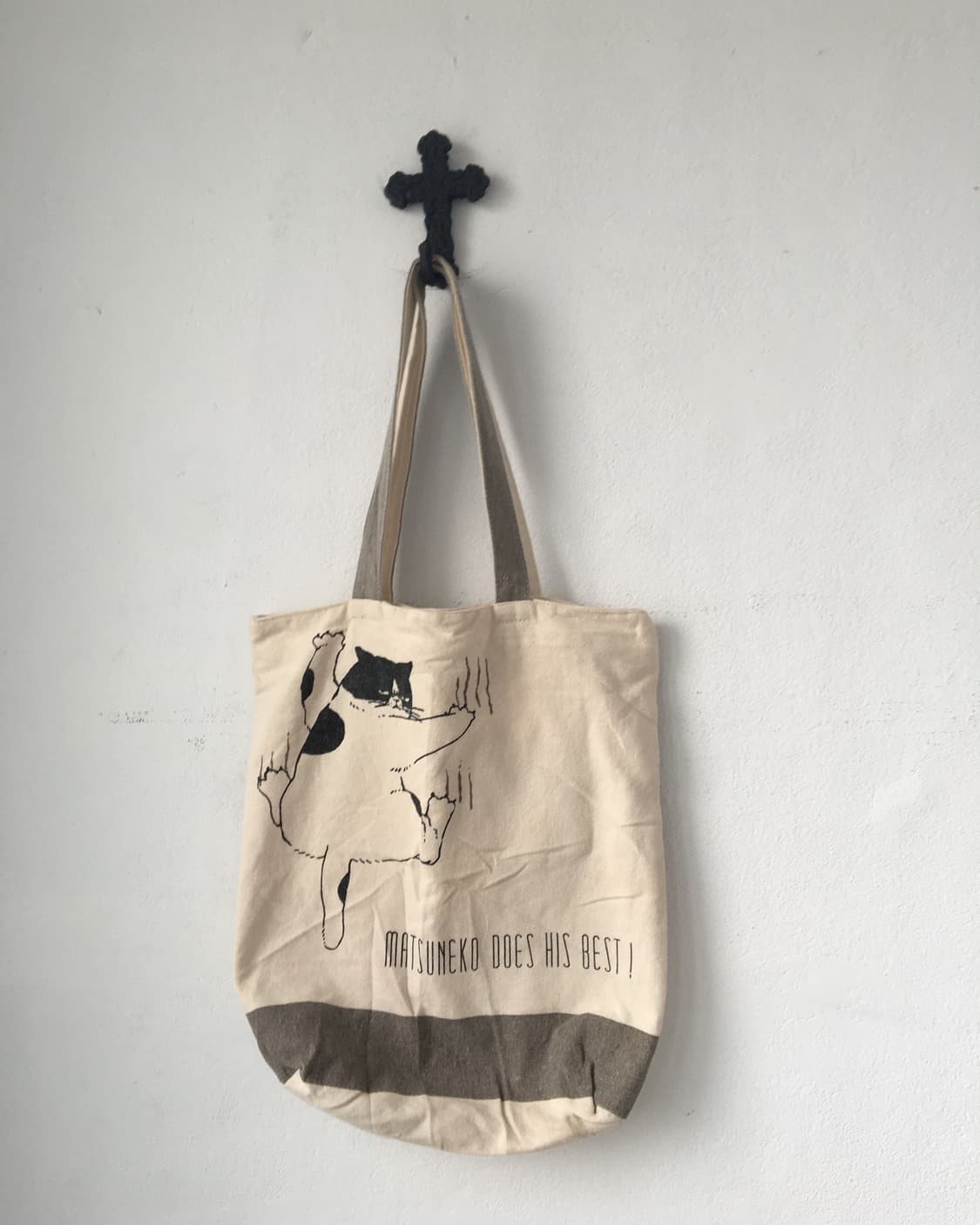 cat printing canvas bag 상품이미지1