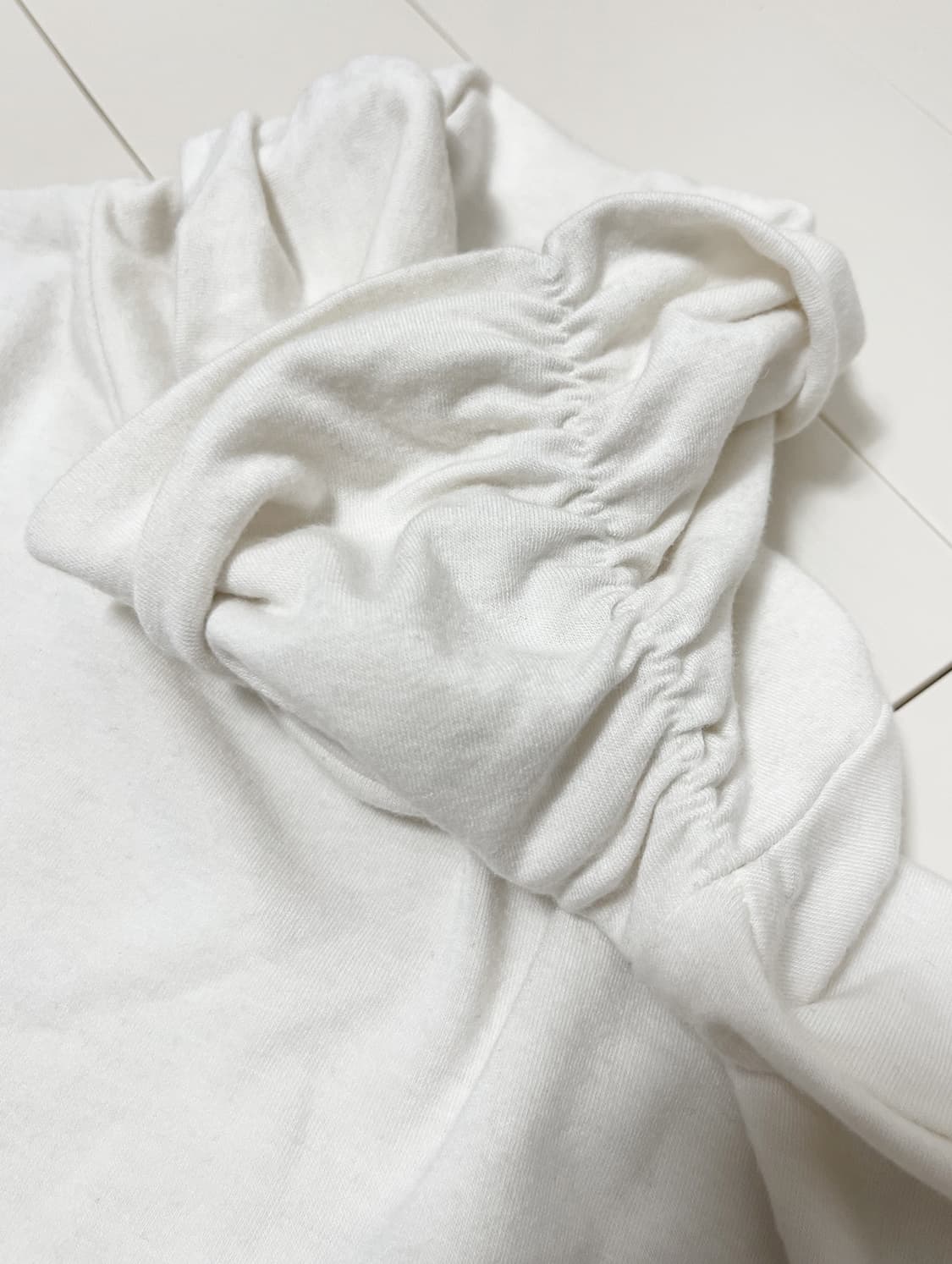 vintage shirring turtleneck top 상품이미지2
