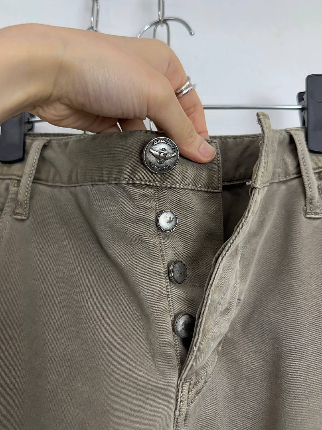 Armani Jeans Slim Khaki Olive Pants 상품이미지8