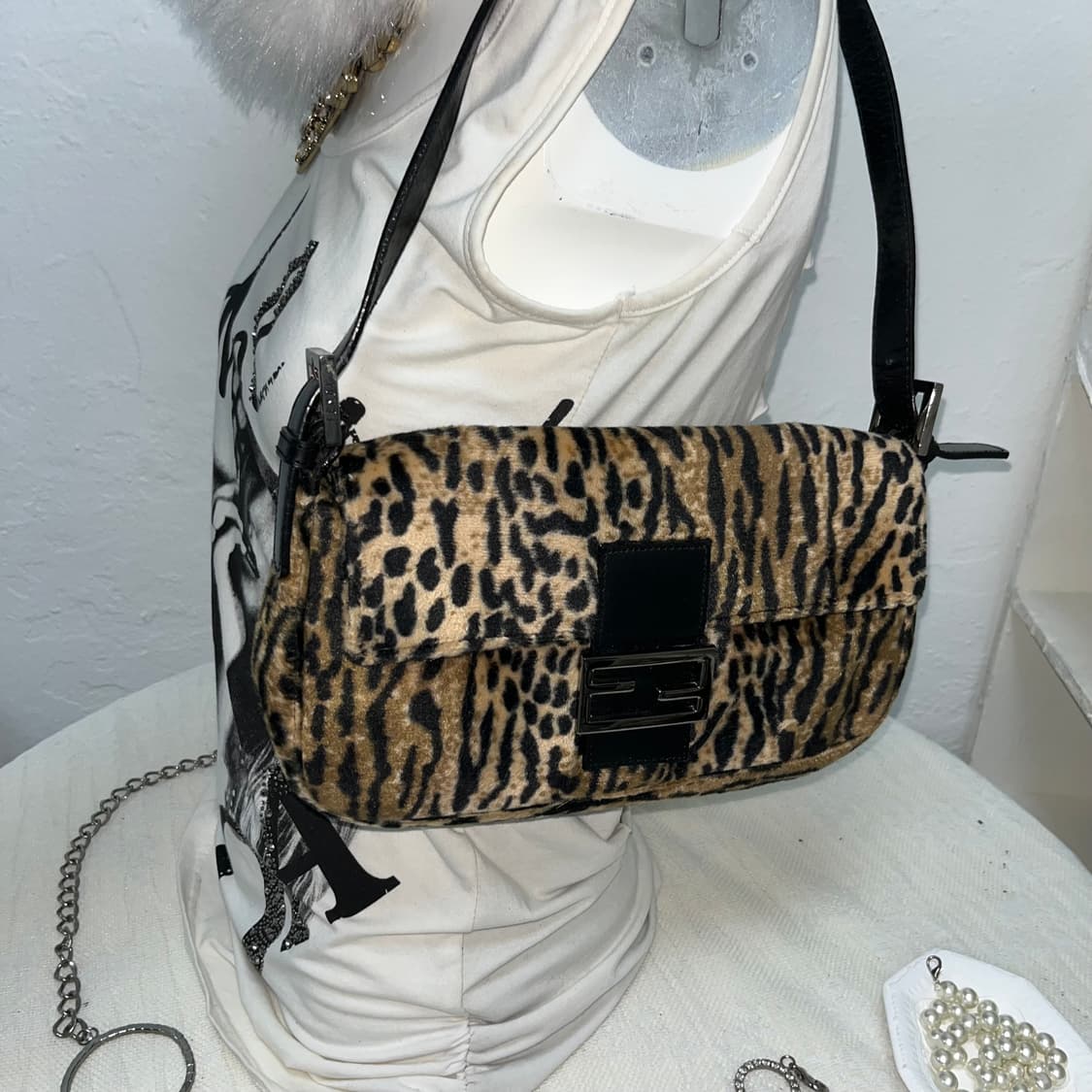 Fendi 레오파드 숄더백 상품이미지2