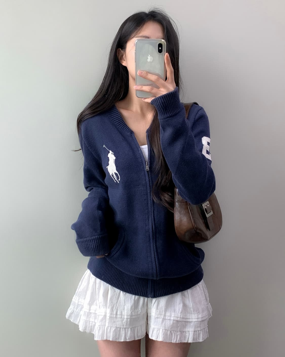 폴로 빅포니 니트 집업 상품이미지2