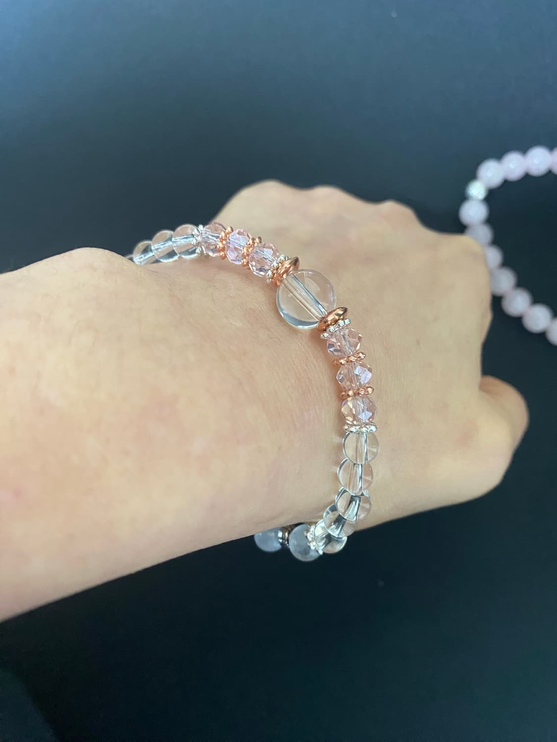백수정 크리스탈 원석 팔찌 상품이미지4