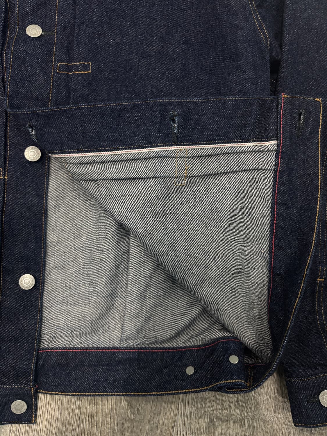 [42] 오디너리핏츠 타입2 데님 자켓 원워시 상품이미지6