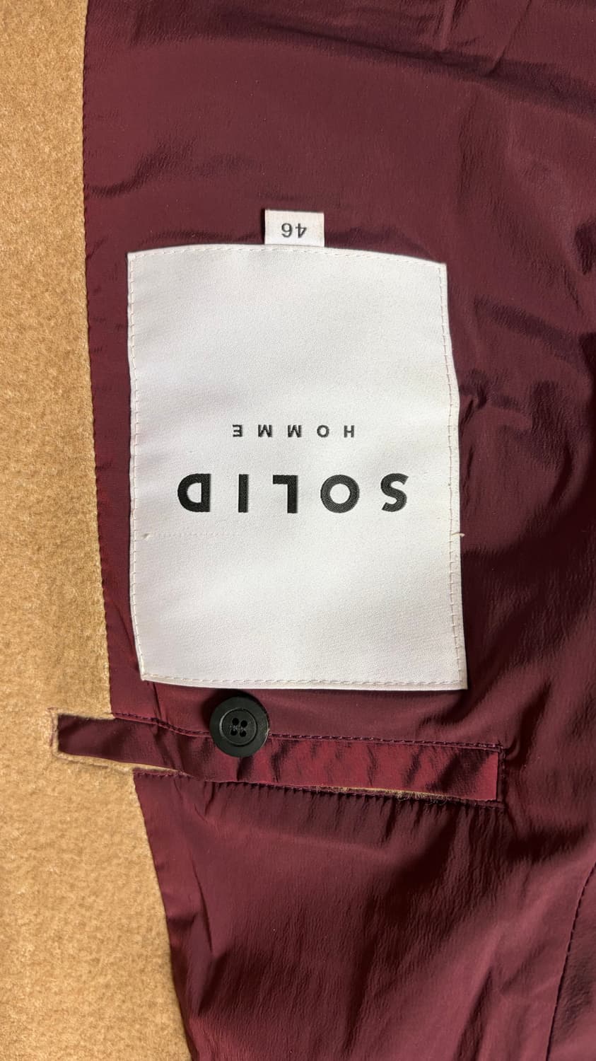 솔리드옴므 22FW 후드 숏 더플코트 46 사이즈 상품이미지8