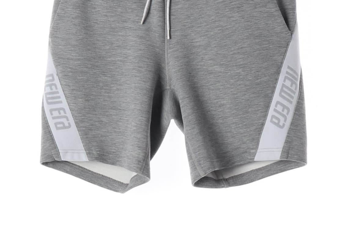 뉴에라 그레이 배색 로고 스웻 하프 팬츠 M 상품이미지4