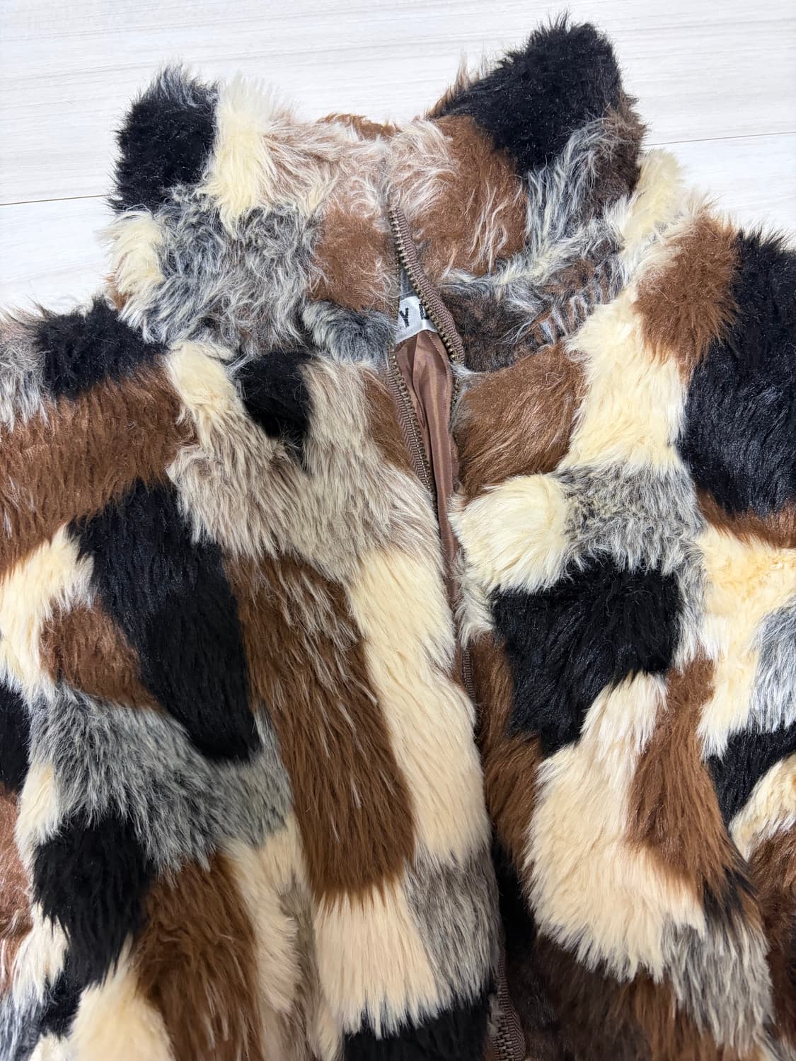 y2k 펑크 긱시크 퍼자켓 라떼갸루 히메갸루 오네갸루 로걀 크루빈티지 상품이미지2