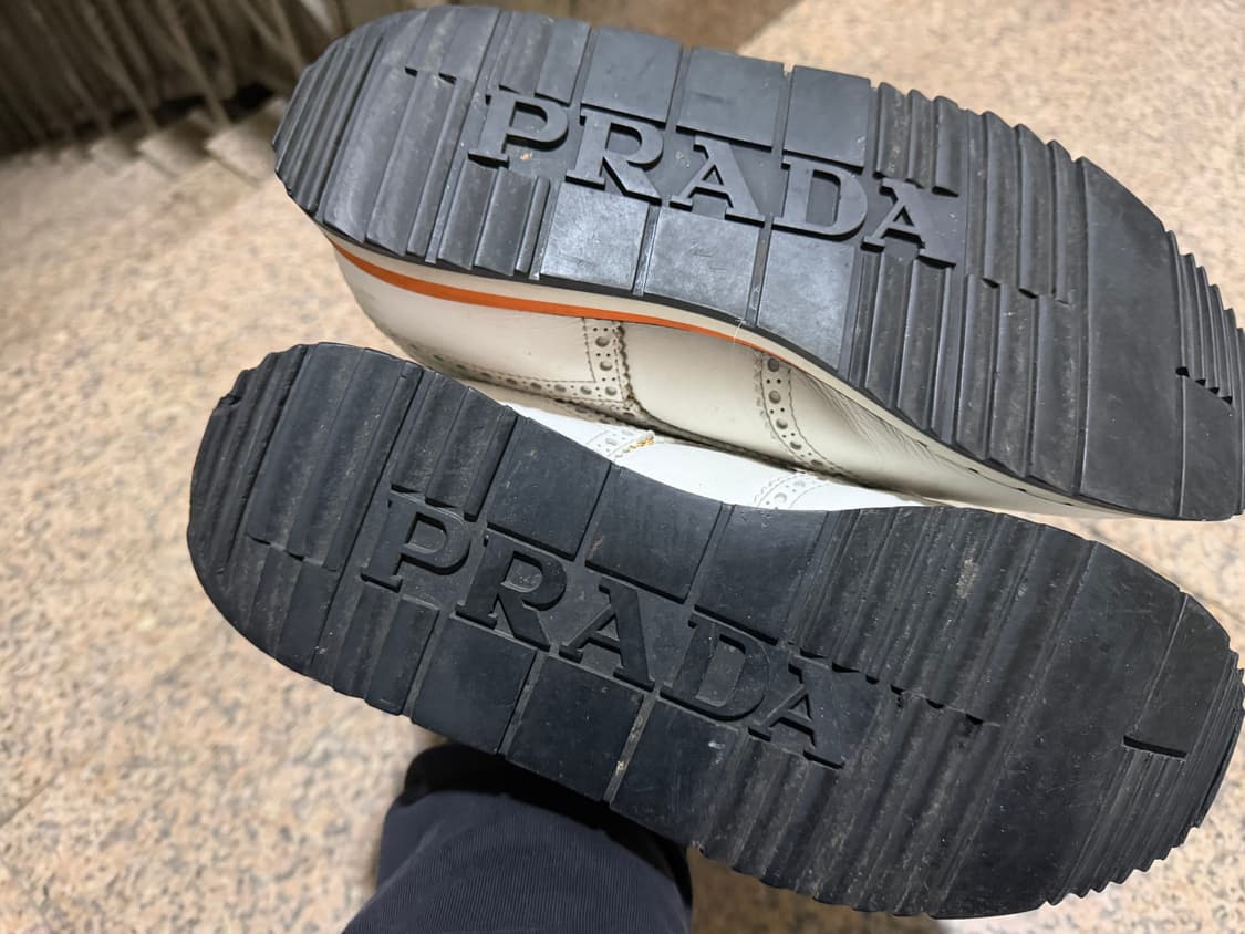 Prada 프라다 윙팁 스니커즈 운동화 270 상품이미지8