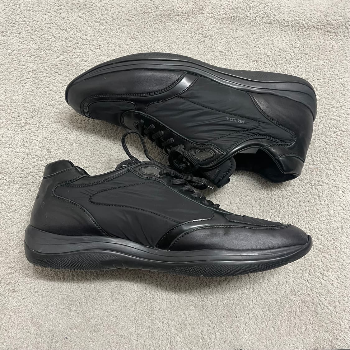 285~290) 프라다 스포츠 아카이브 나일론 스니커즈 블랙 상품이미지2