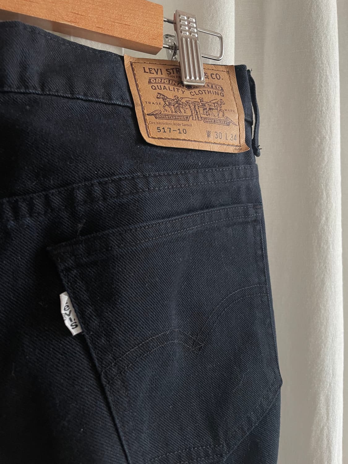 90's levis white tap 517 상품이미지4