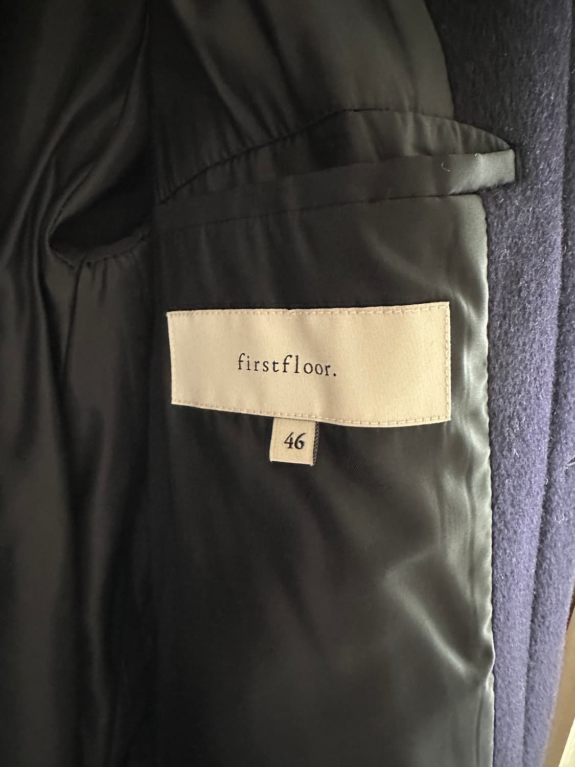 퍼스트 플로어 수티앵 코트 네이비 46 상품이미지4