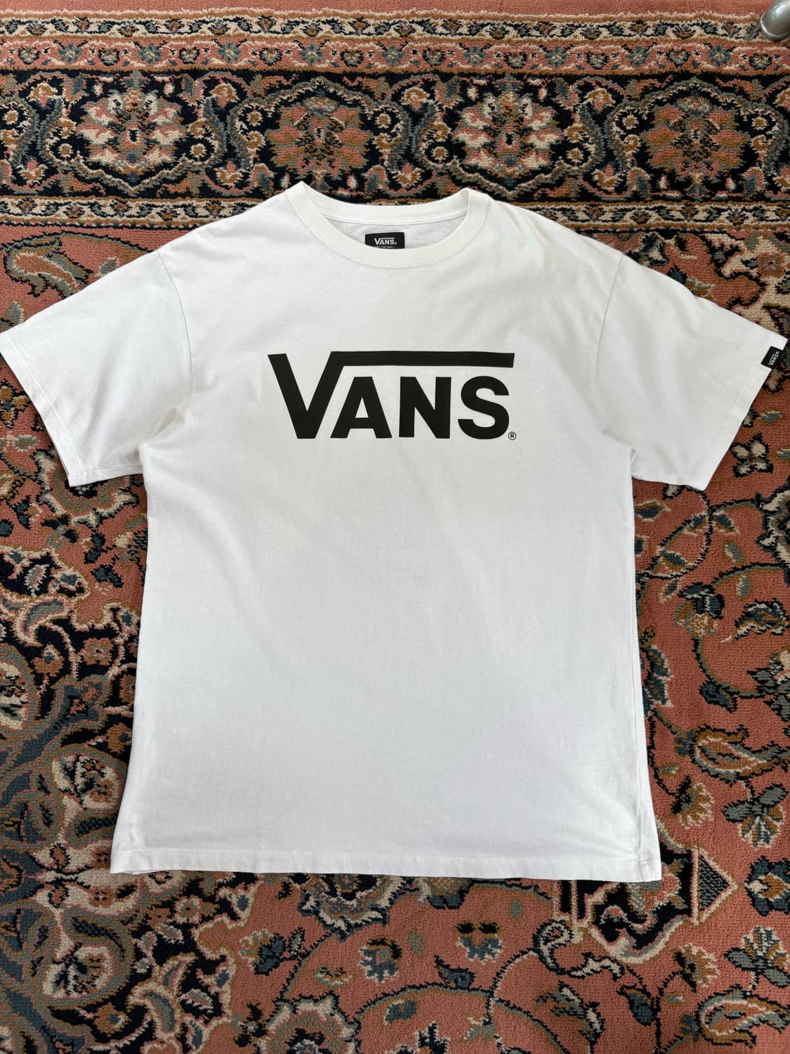 반스 VANS 프린팅 화이트 티셔츠 상품이미지1
