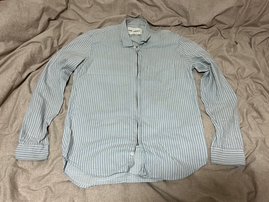 아워레가시 SS14 zip shirt 셔츠 상품이미지1