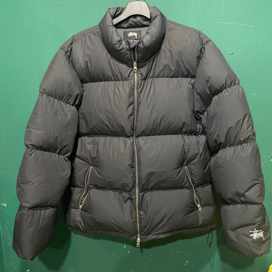 스투시 다운푸퍼 패딩 블랙L 상품이미지1