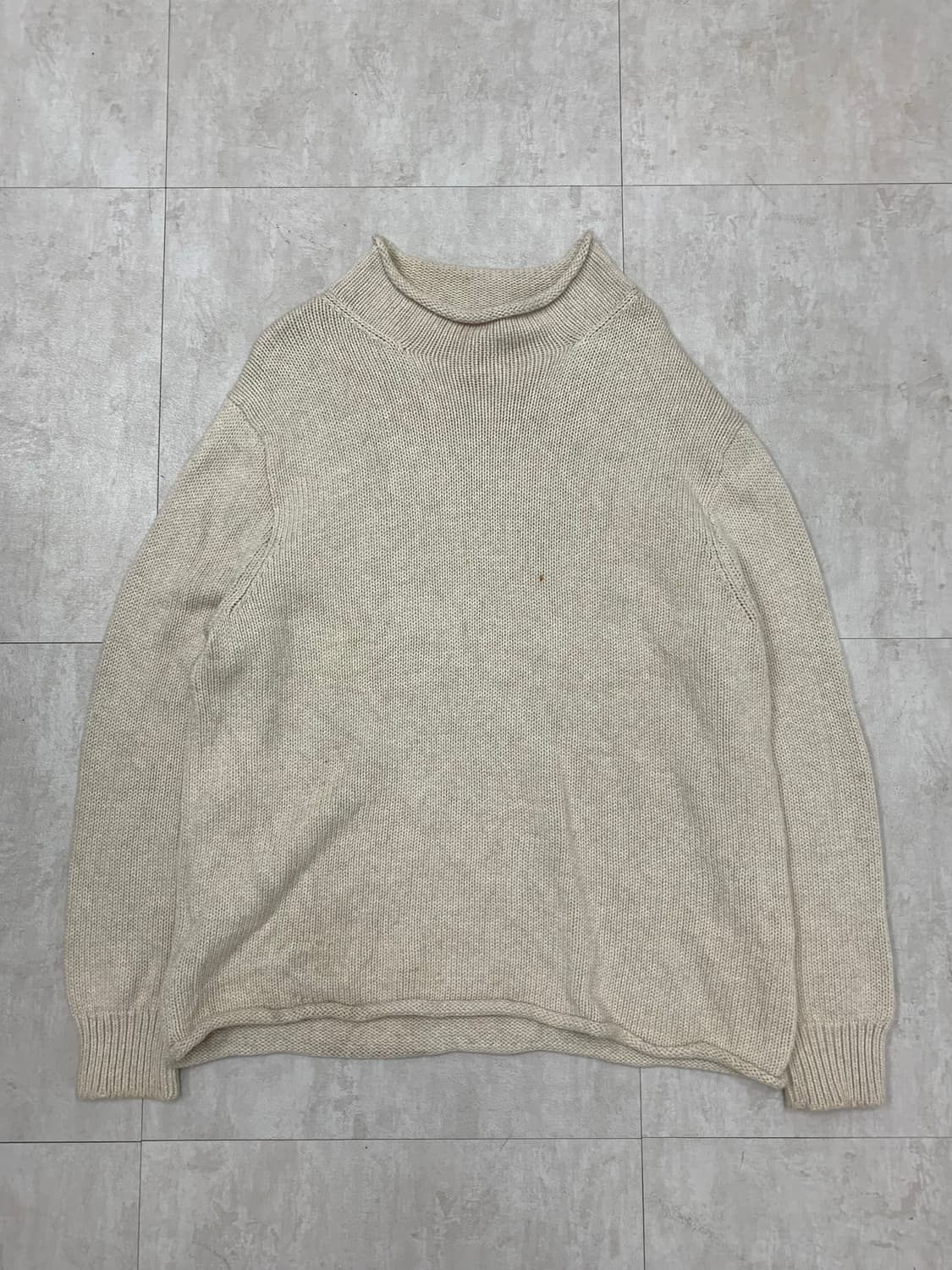 제이크루 아이보리 반폴라 니트 상품이미지1