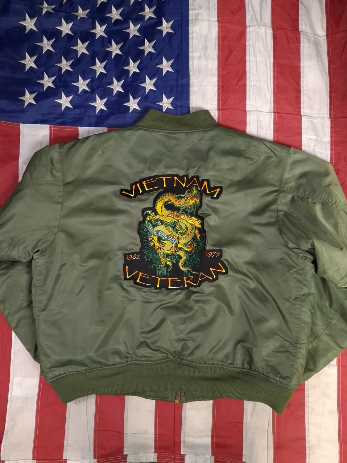 오리지날 로스코 베트남전 미공군 민수용 MA-1 봄버 자켓 상품이미지1