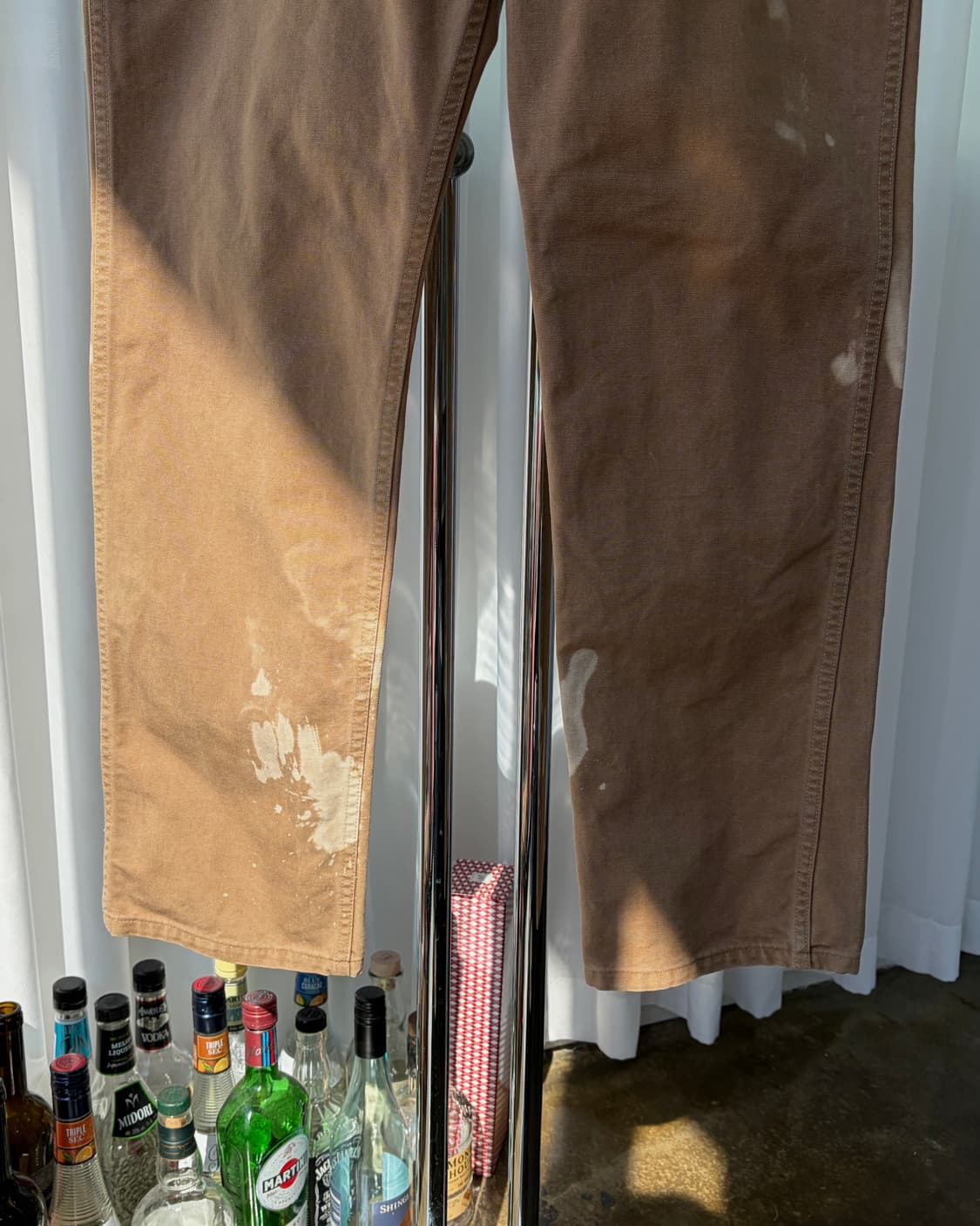 [36인치]칼하트 빈티지 워싱 캔버스 워크 팬츠  상품이미지4