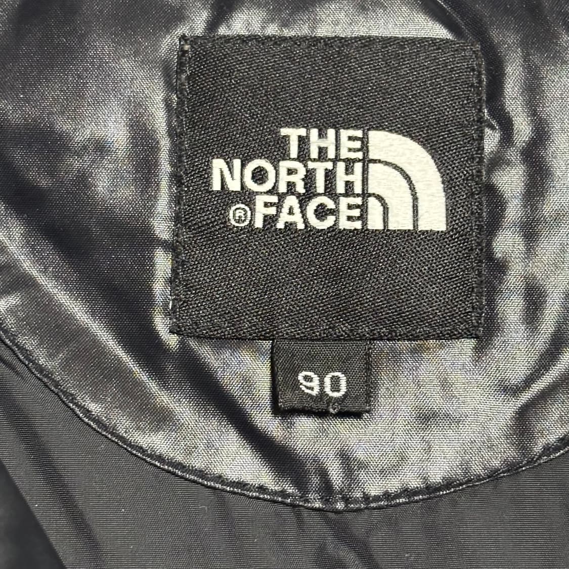 90 노스페이스 600 필 블랙 유광 패딩 후드 베스트 상품이미지4