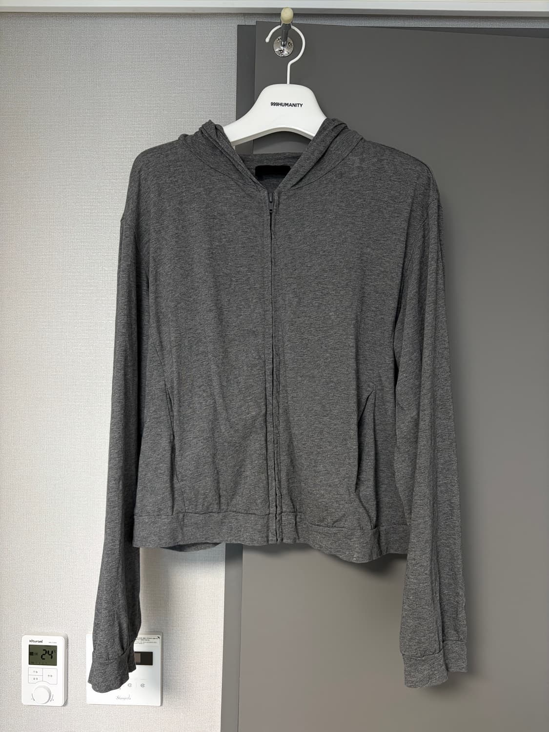 [2] mudule 라운지 후드집업 그레이 상품이미지2