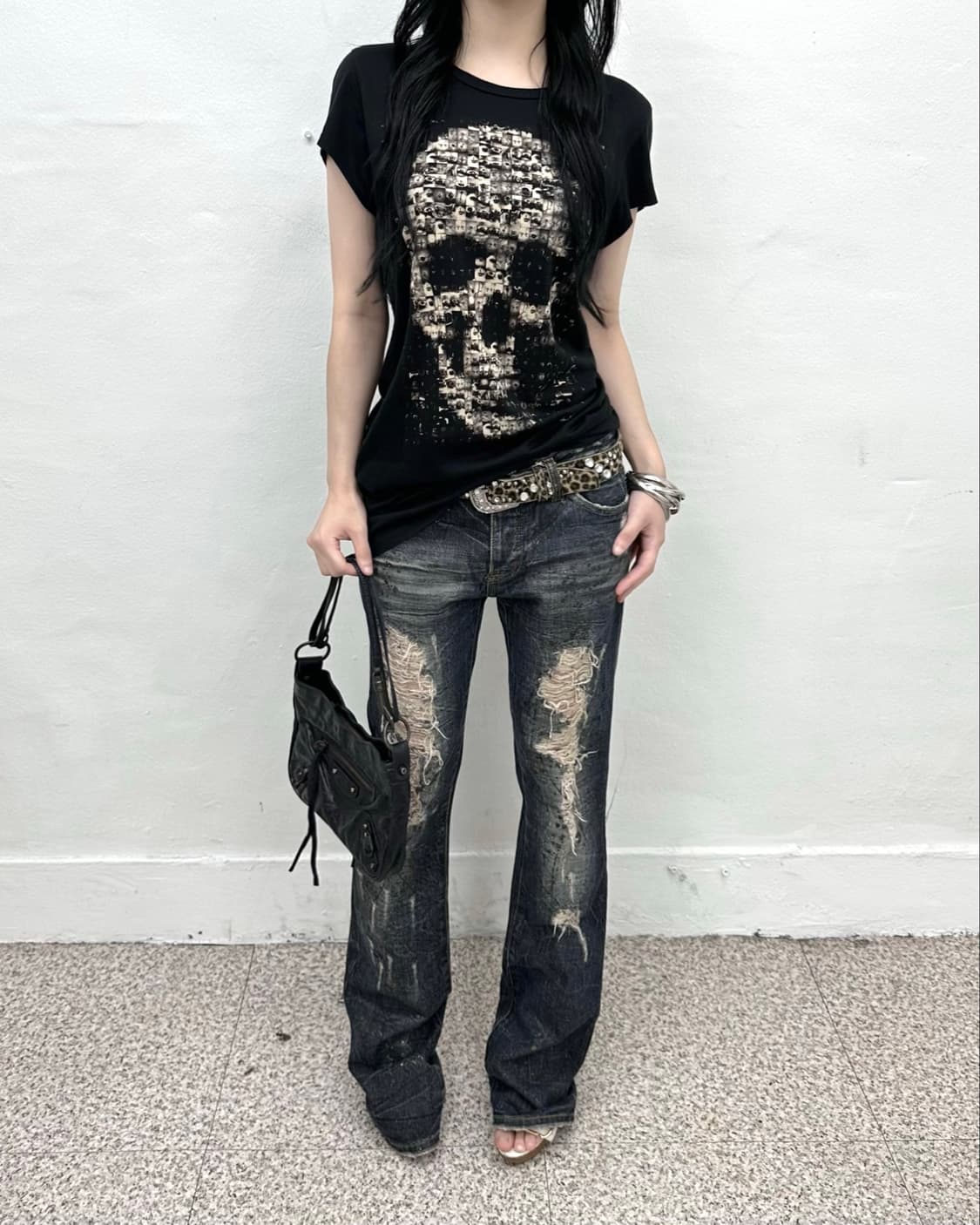 Hysteric glamour skull short sleeve 상품이미지1
