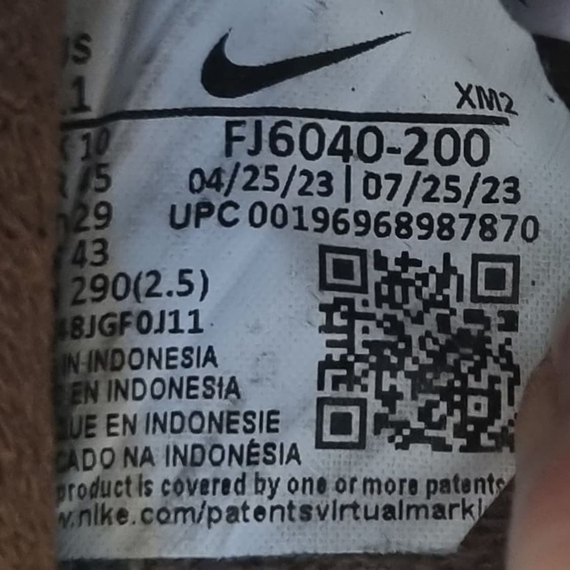 나이키 버로우 남성패딩슬리퍼290. 상품이미지6