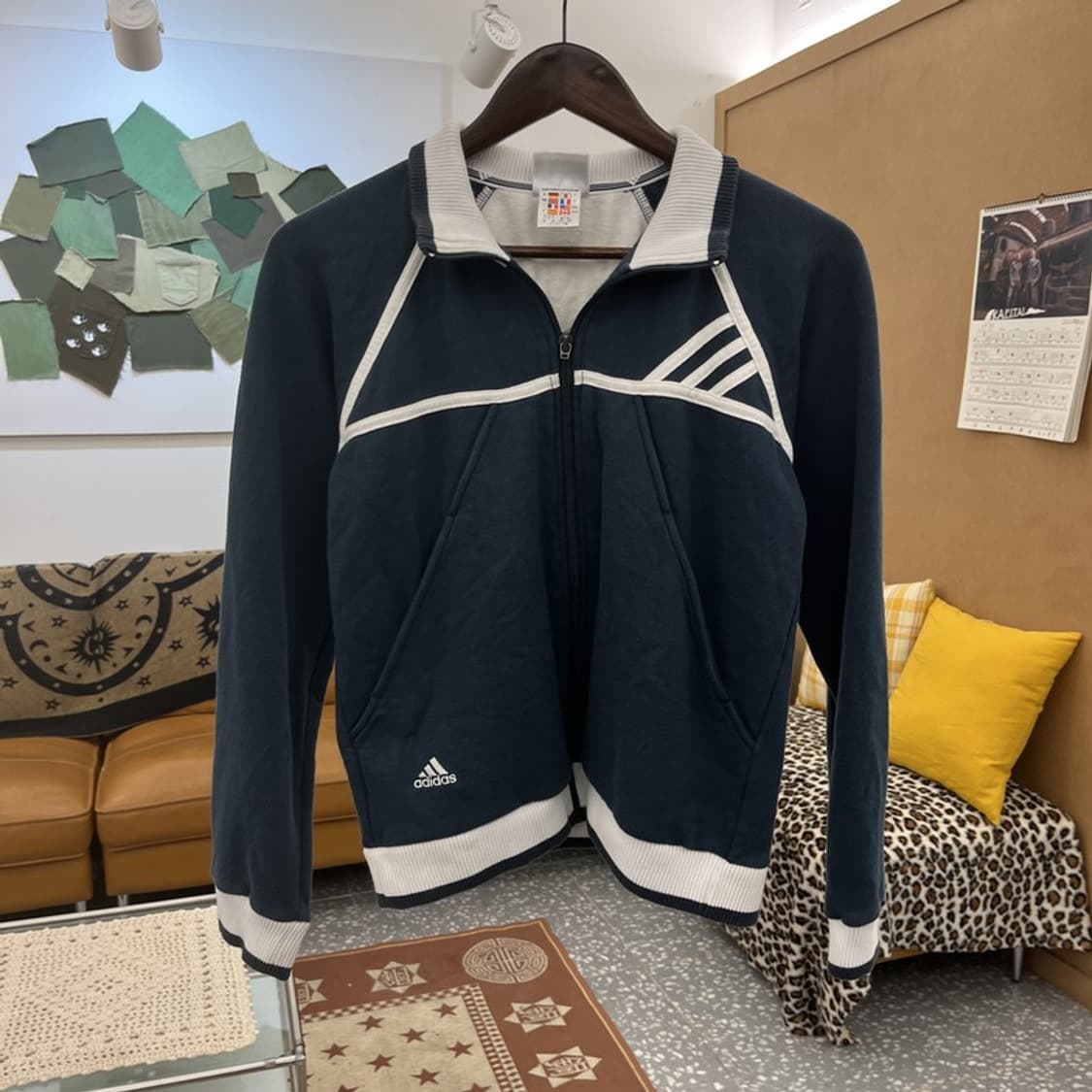 아디다스 재팬 희귀 스트릿 캐주얼 약기모 집업 L C10079 상품이미지3