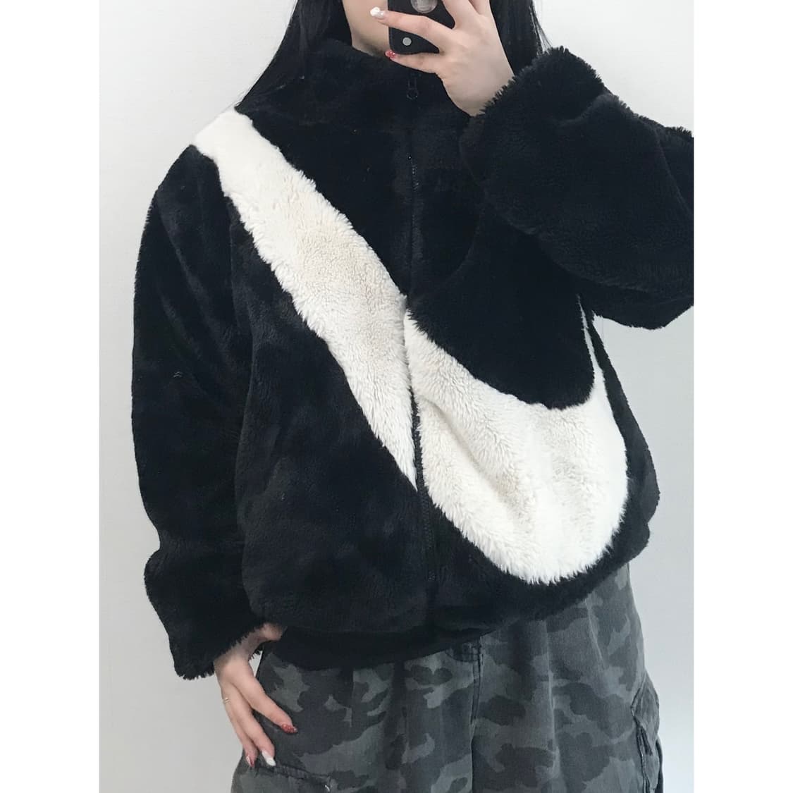 나이키 퍼 자켓 M 상품이미지1