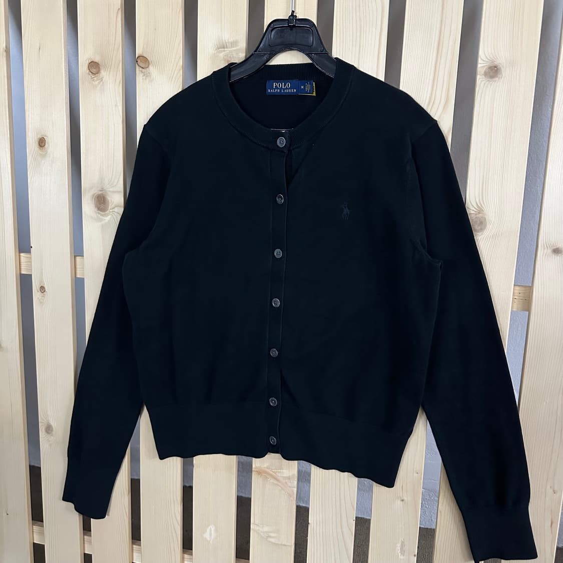 (M) 폴로 랄프로렌 블랙 니트 가디건 상품이미지2