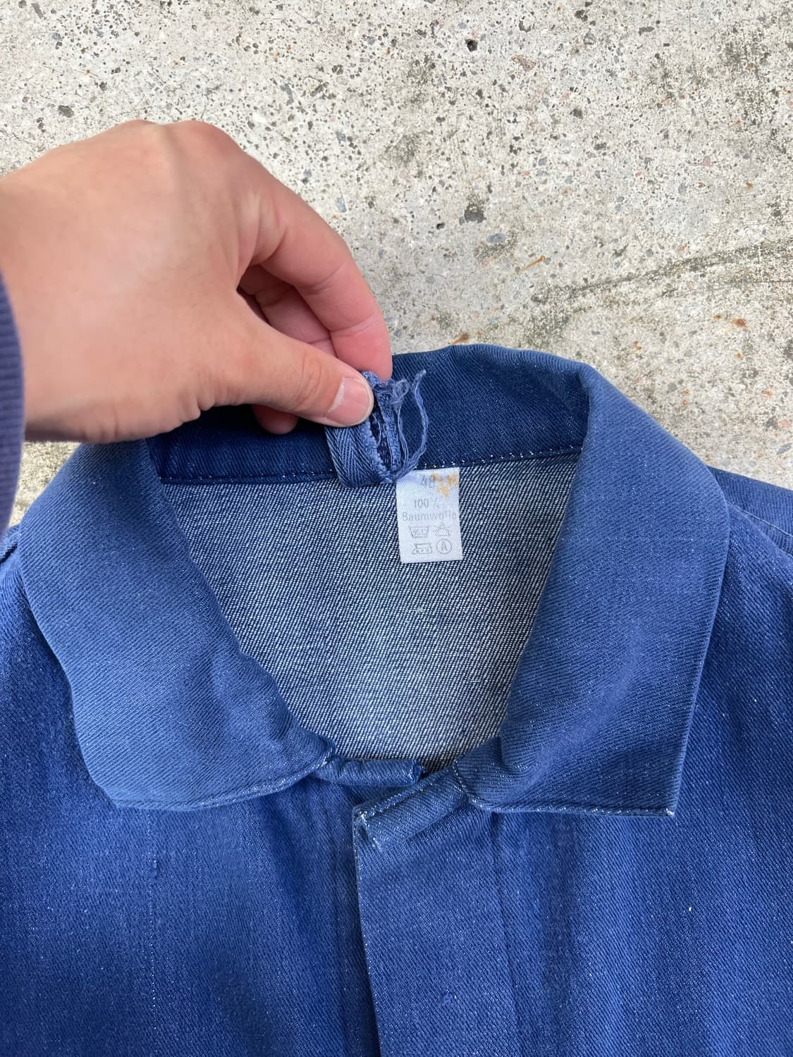 OLD VINTAGE DENIM FRENCH WORK 데님프렌치워크자켓 상품이미지7