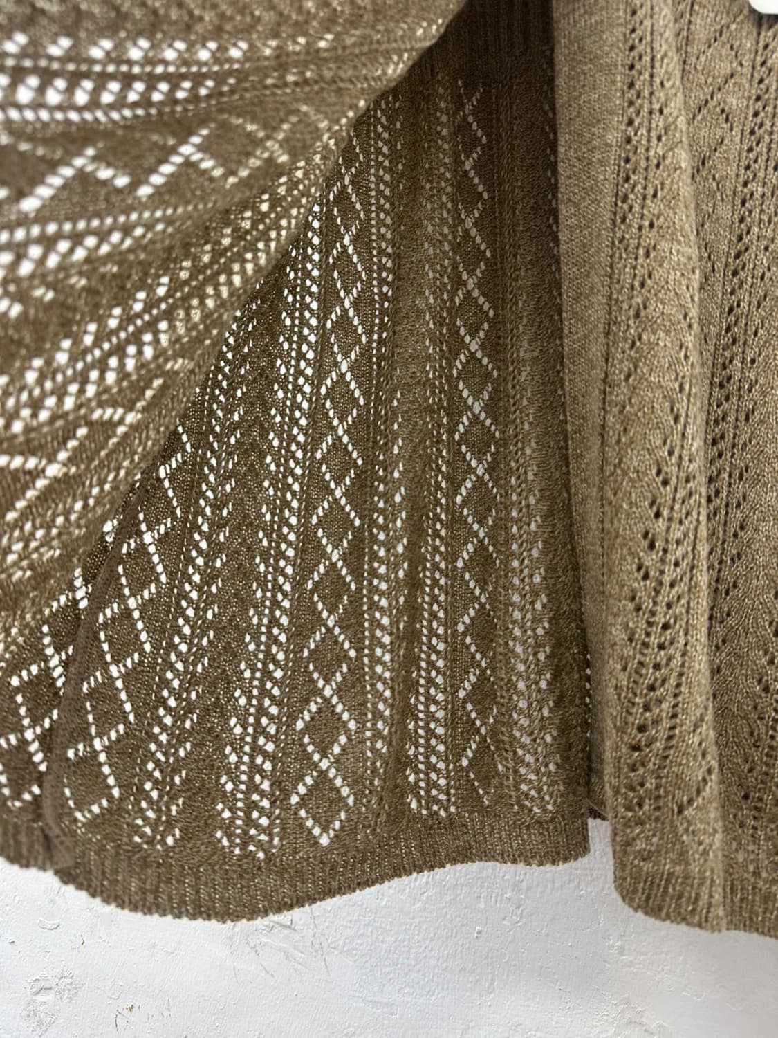 일본빈티지 알파카반팔니트(새상품) 상품이미지3