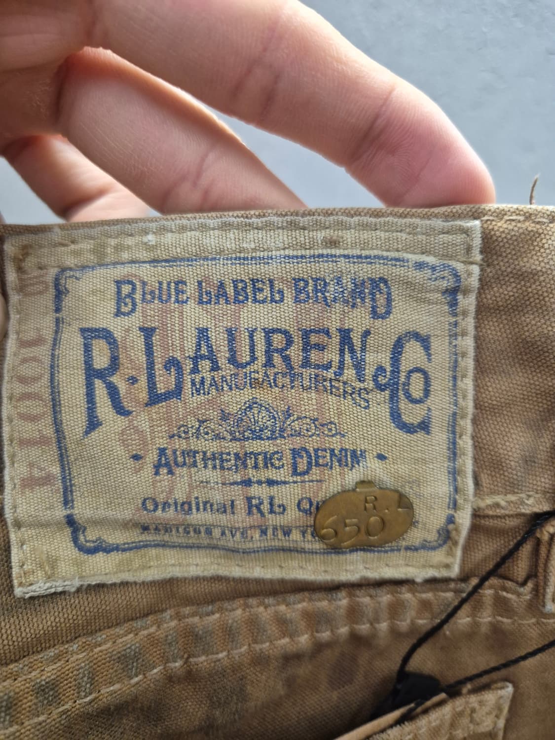 랄프로렌 코듀로이 패치 팬츠 29 브라운 상품이미지4