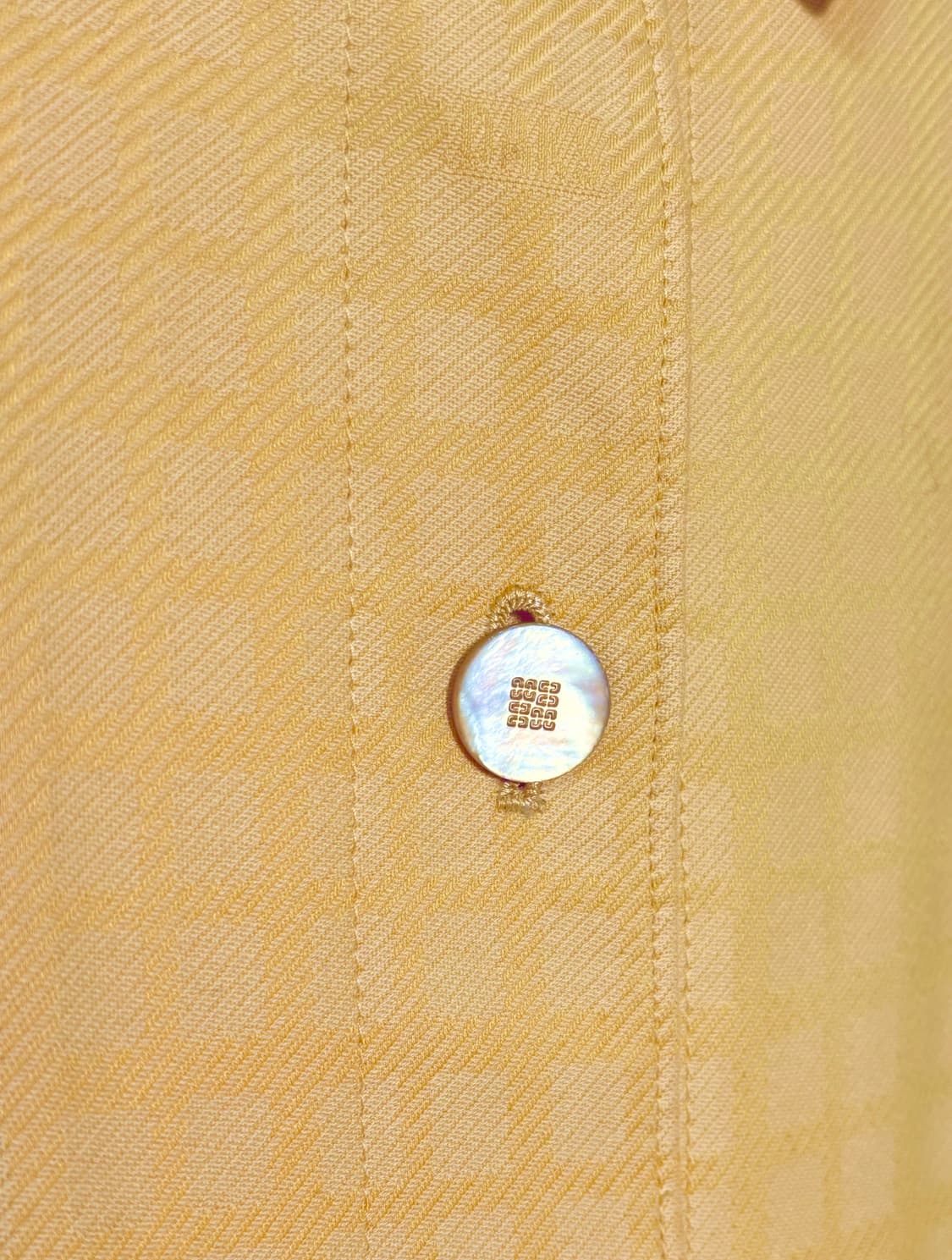 🧥 DAKS Vintage Mustard Tailored Button  상품이미지4