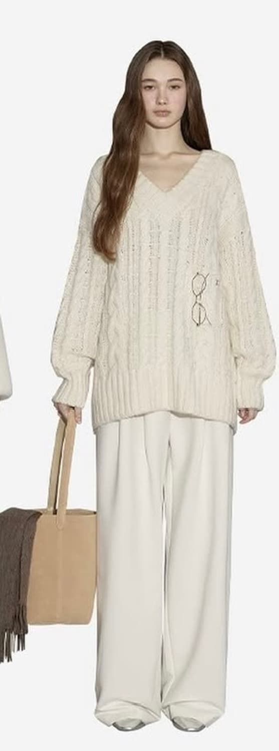 ods 오디에스 v넥 니트 상품이미지2